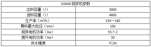 JS3000混凝土搅拌机