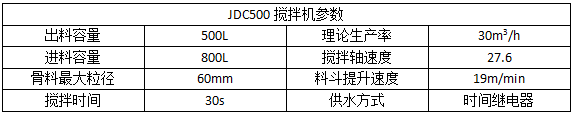 JDC500混凝土搅拌机